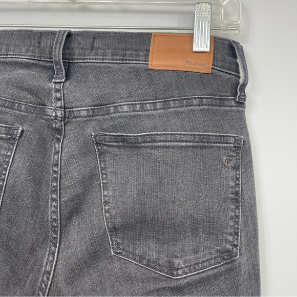 Madewell 9" High Rise Skinny Jeans in Black Sea Raw Hem Distressed Boho H2230 27 - Picture 12 of 16